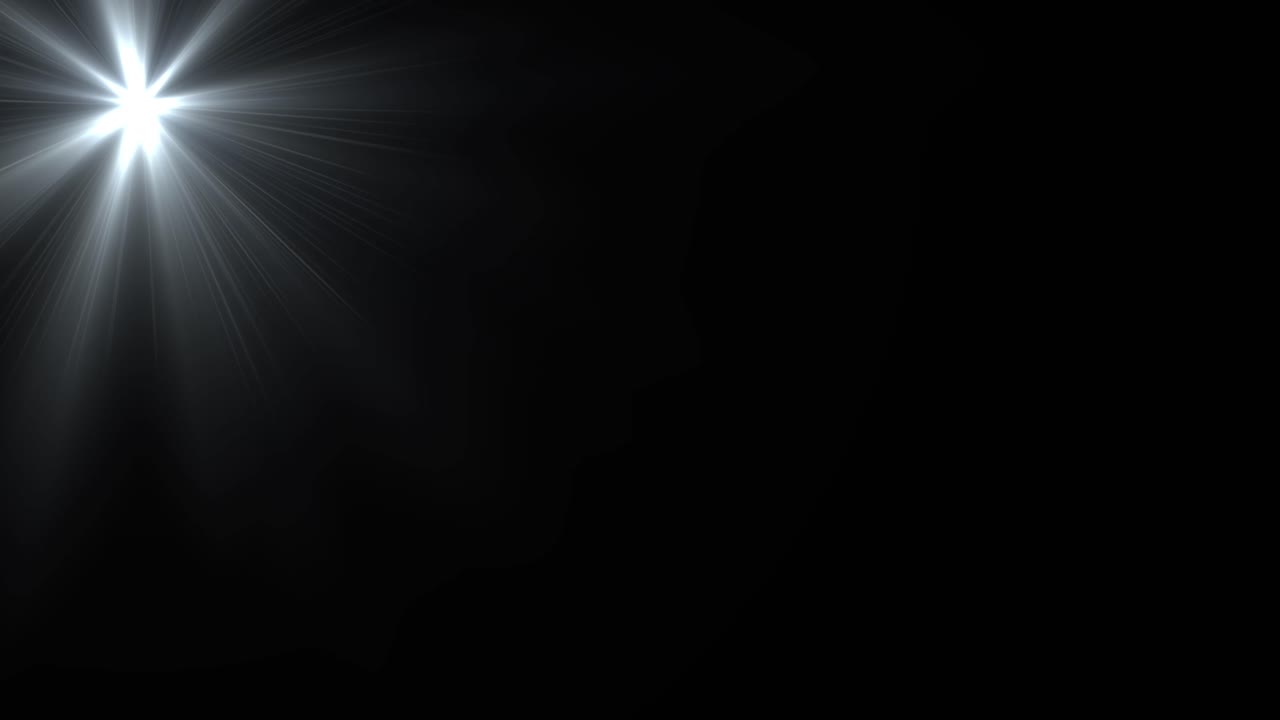 Camera flashes overlay light animation isolated on black background