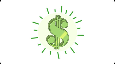 green dollar sign icon