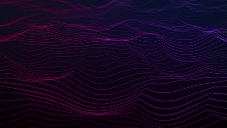 fondo de onda multicolor abstracto. fondo de big data tecnológico. movimiento del flujo de datos digitales. onda de partículas de big data. onda futurista de puntos. fondo cibernético o tecnológico. bucle sin costuras 4k