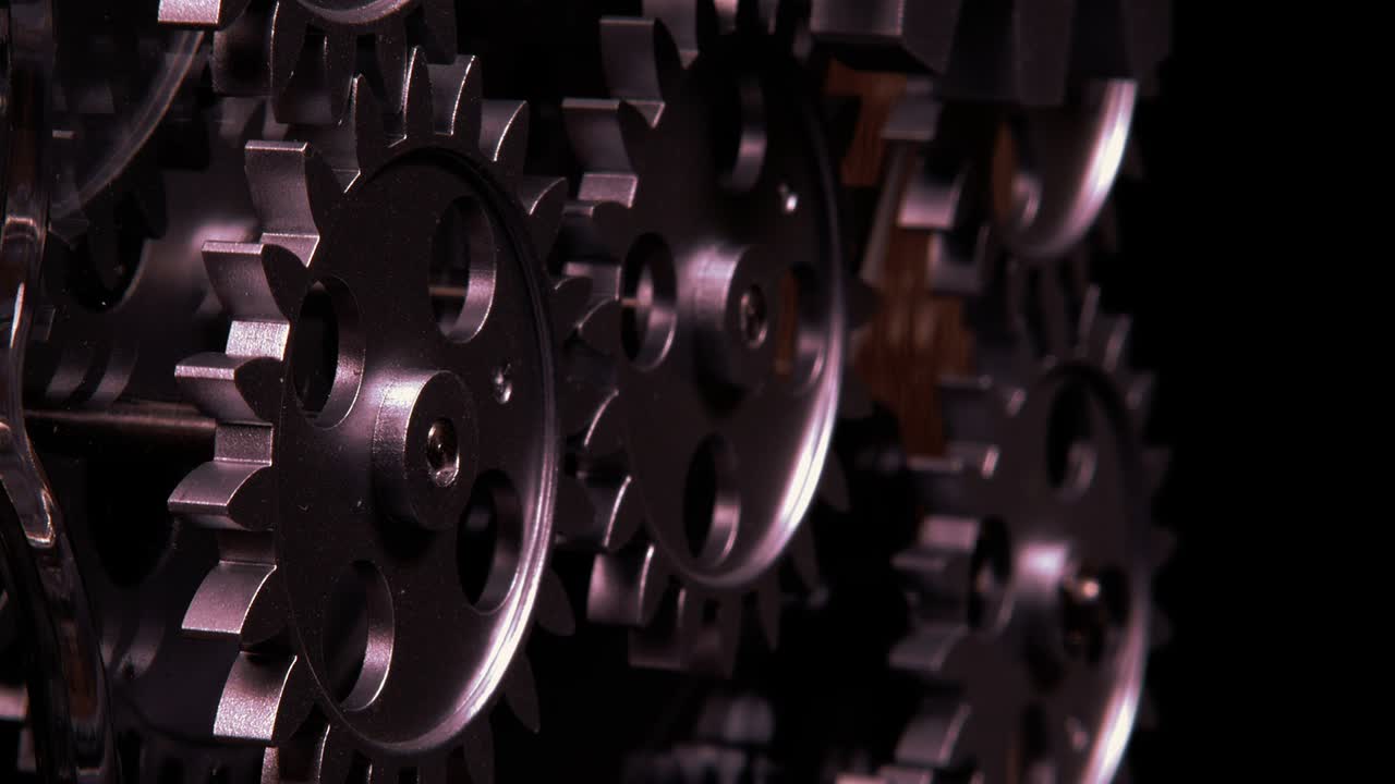 engranajes de reloj mecánicos industriales retro grunge