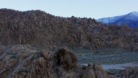 Sonnenuntergang-In-Den-Alabama-Hills-In-Der-Nähe-Von-Lone-Pine,-Kalifornien