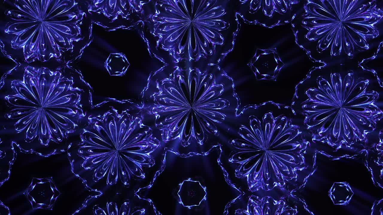 칼레도스코프의 패턴의 애니메이션