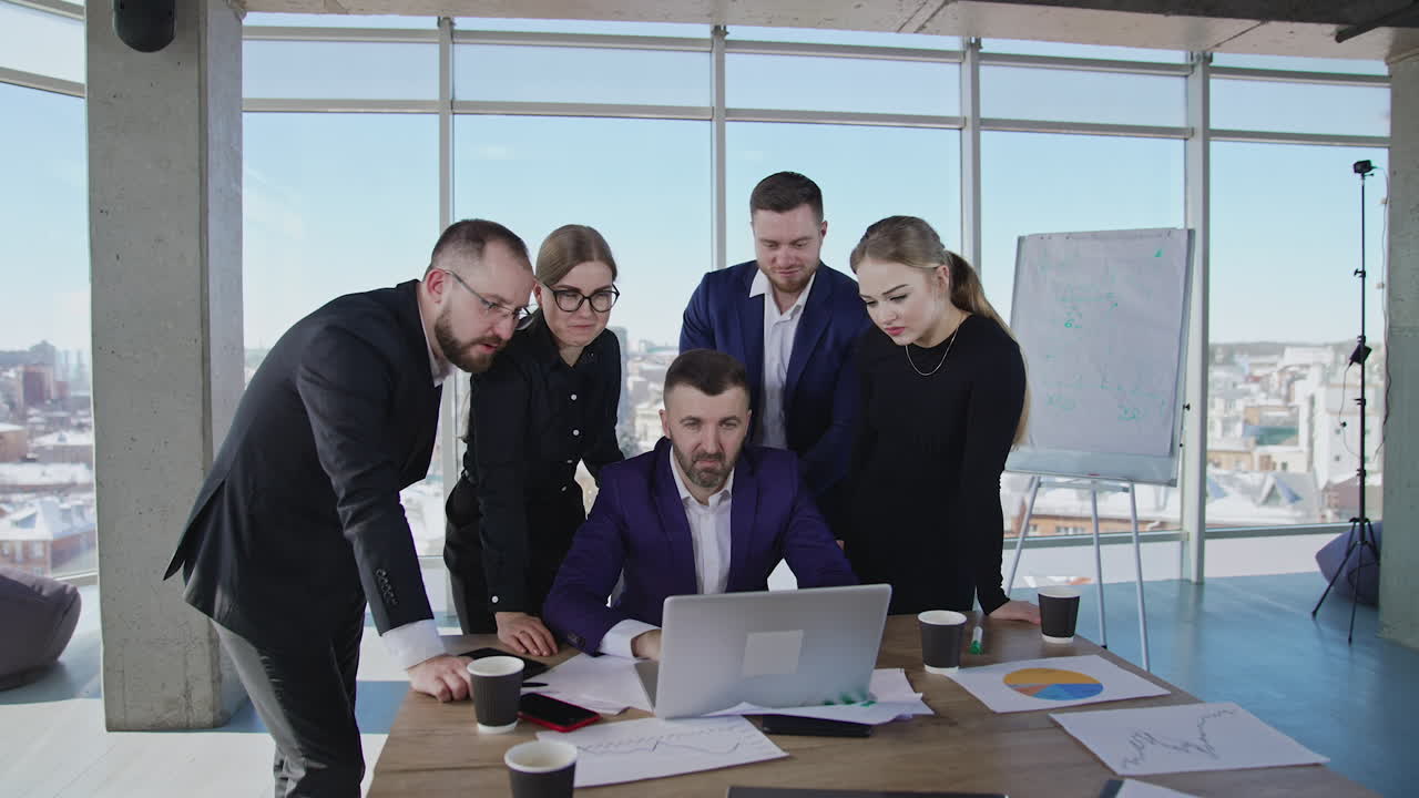 reunión del equipo de negocios