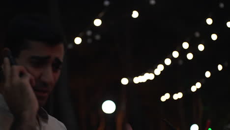 people at night