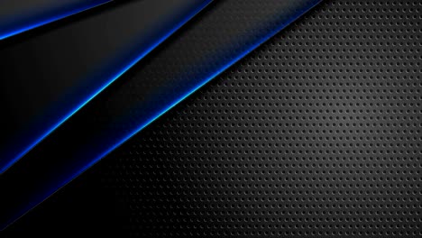 futuristic technology video animation with blue glowing lines