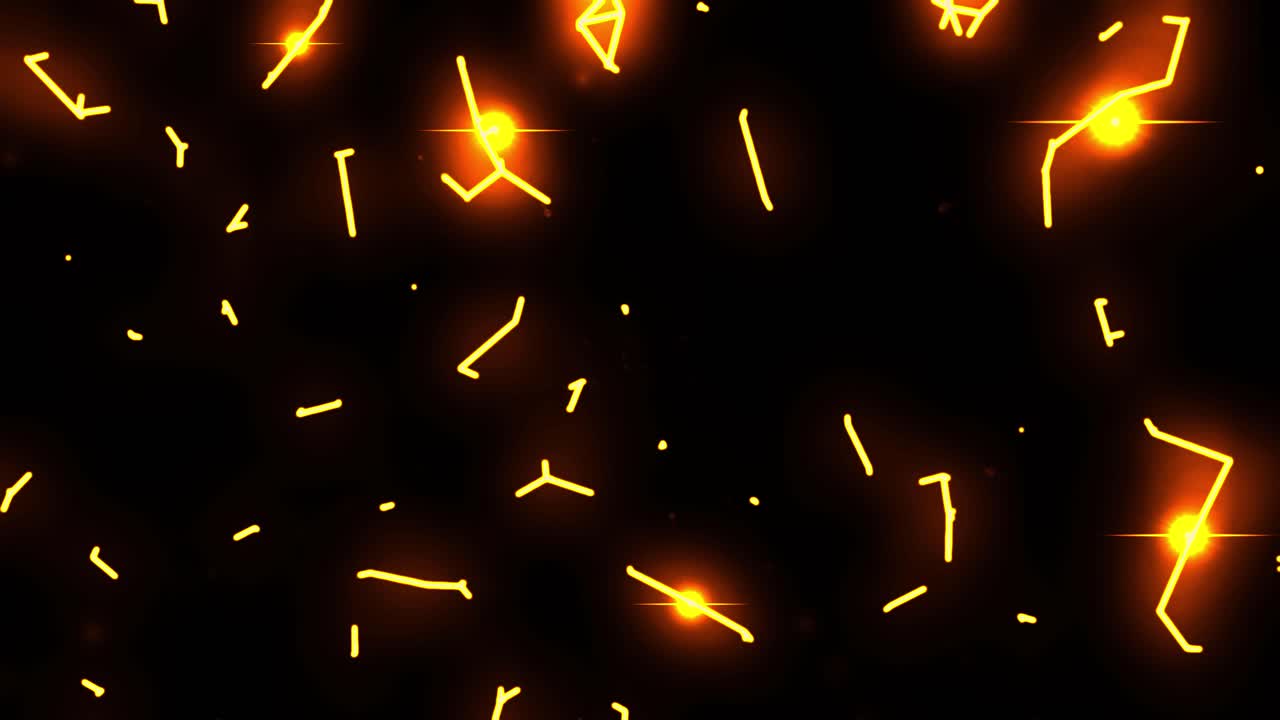 Electrical arcs neon lightning retro future vr voltage glow vector tron loop 4k