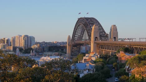 view from old rocks area of sydney bridge