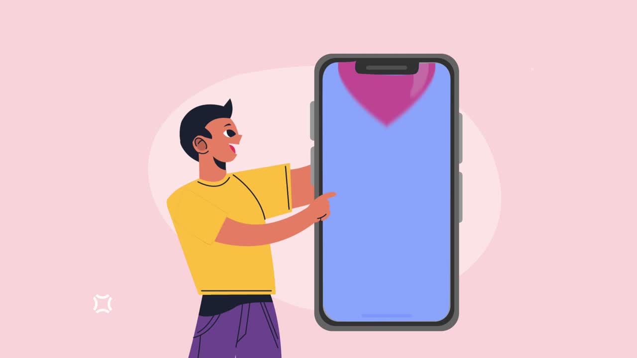 young man working character animation