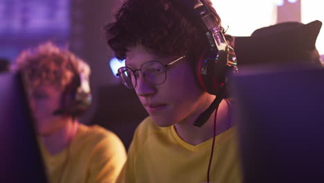 esports gamers during competition