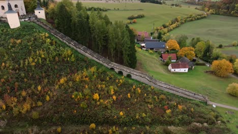 Long-steps-up-the-hill-leading-to-the-Church-Panny-Marie-Bolestne