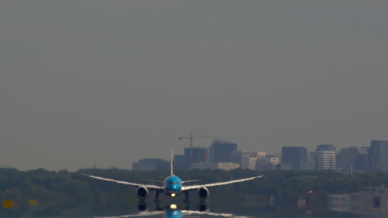 klm 보잉 787 이륙