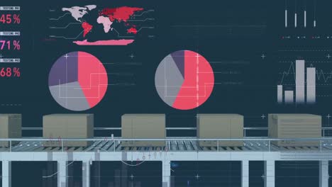 Animation-of-financial-data-processing-over-dark-background