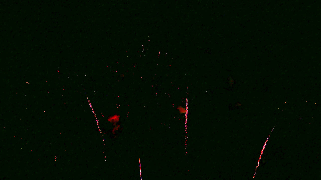 Beautiful firework display on sky background at night