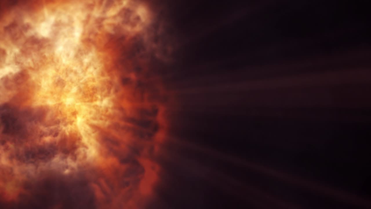 movimiento de explosión de llama de fuego 4k