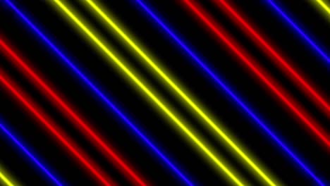 neon line illumination animation motion graphics