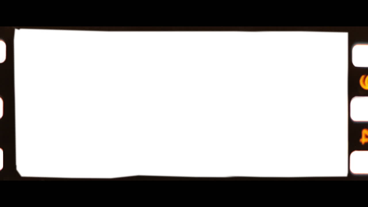 Real 35mm film anamorphic frame  overlay - clean