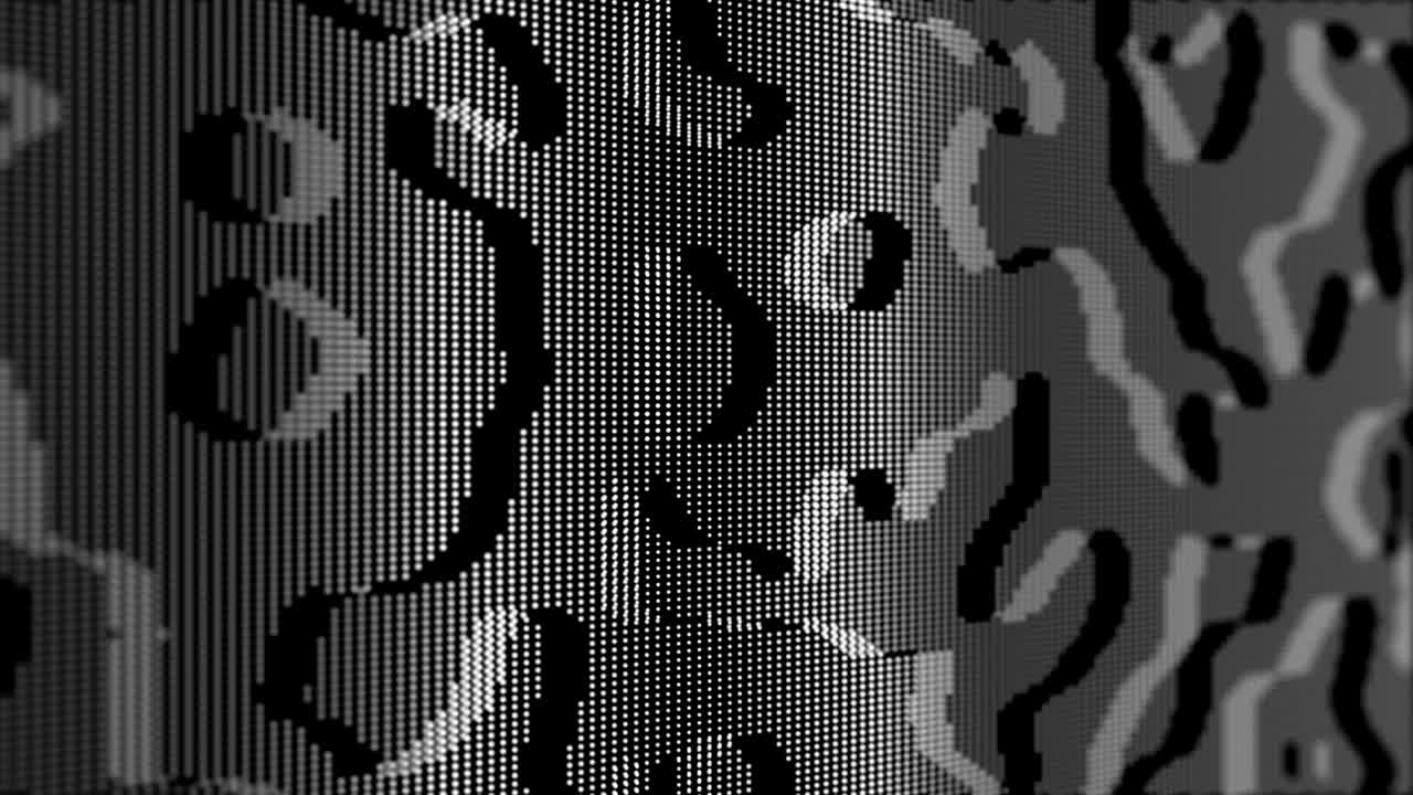 abstract slick digital moderno movimiento de fondo bucle blanco