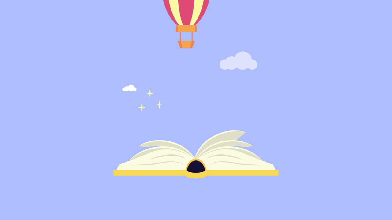 풍선 공기 뜨거운 동화 교과서