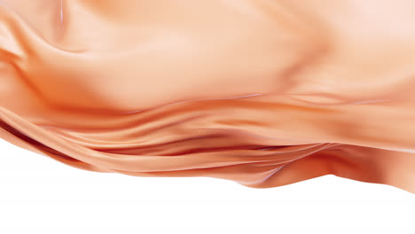 smooth wave cloth background with alpha channel, 3d rendering.