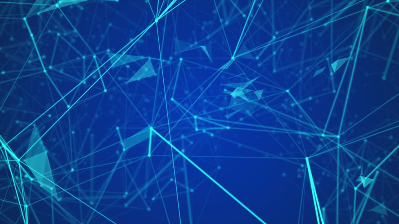 gráfico de conexión de red abstracto