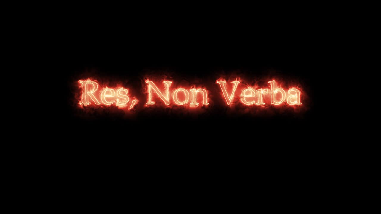 fire.loop로 쓰여진 res non verba