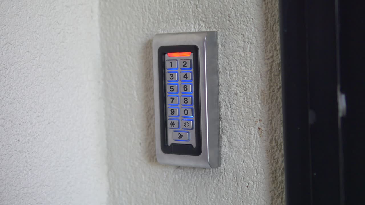 Keypad for security access
