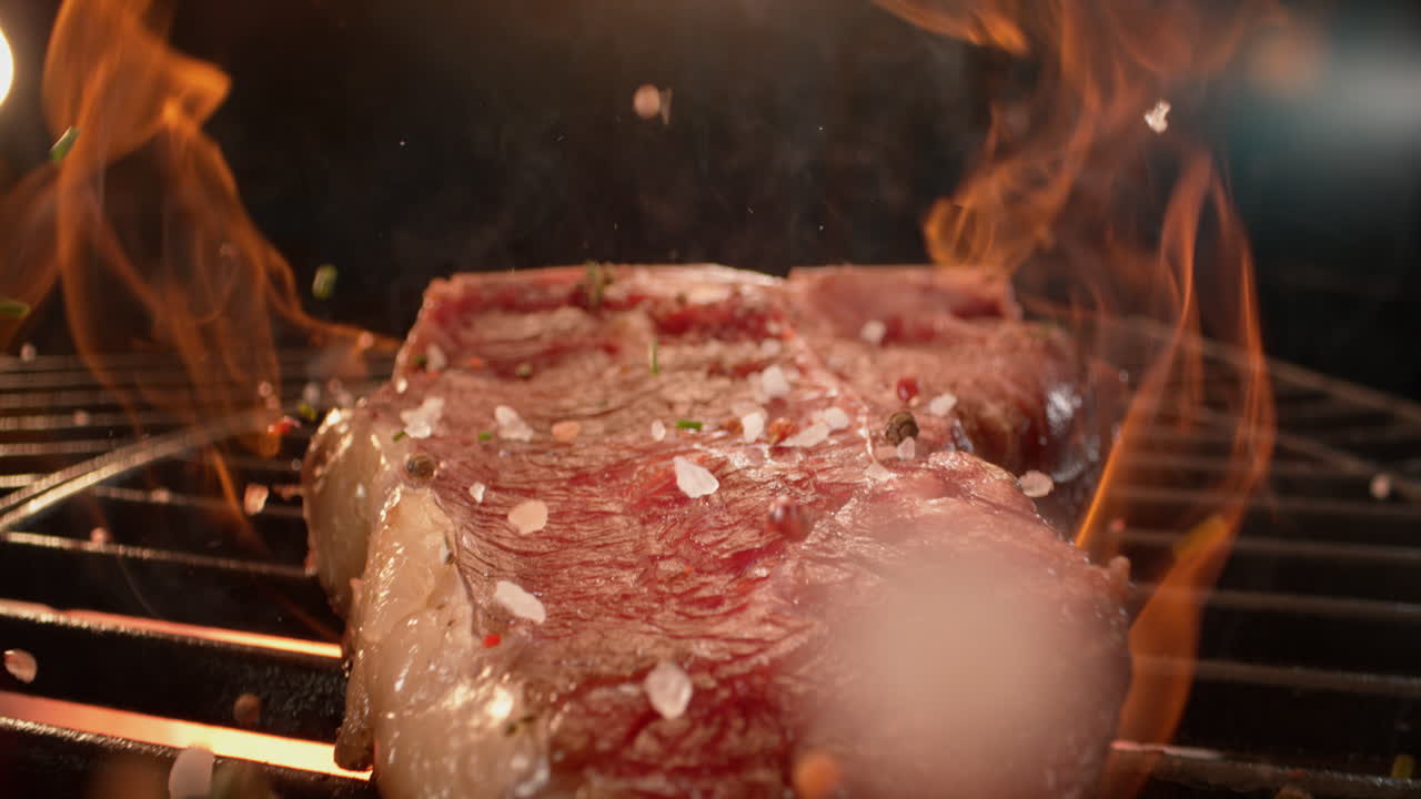 bistec a la parrilla con especias