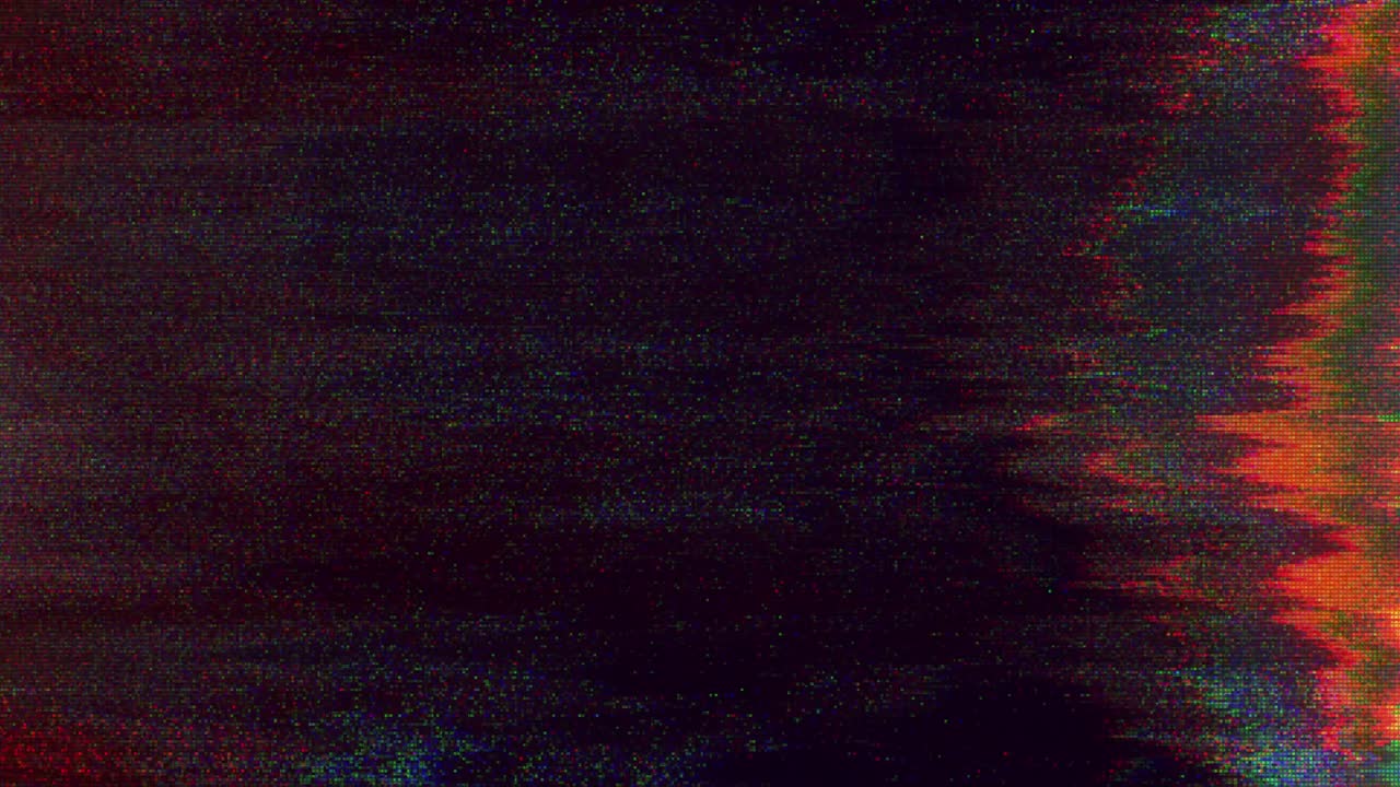 Unique Design Abstract Digital Animation Pixel Noise Glitch Error Video Damage