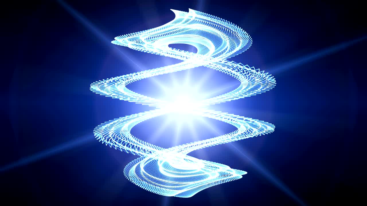 원활한 모션 배경, 반이는 불빛, 에너지 그림, 반는 불꽃놀이 스타일의 입자