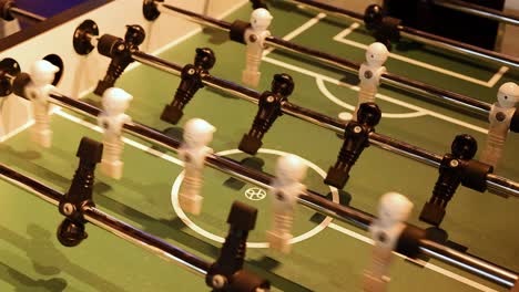 intense foosball match captured in action