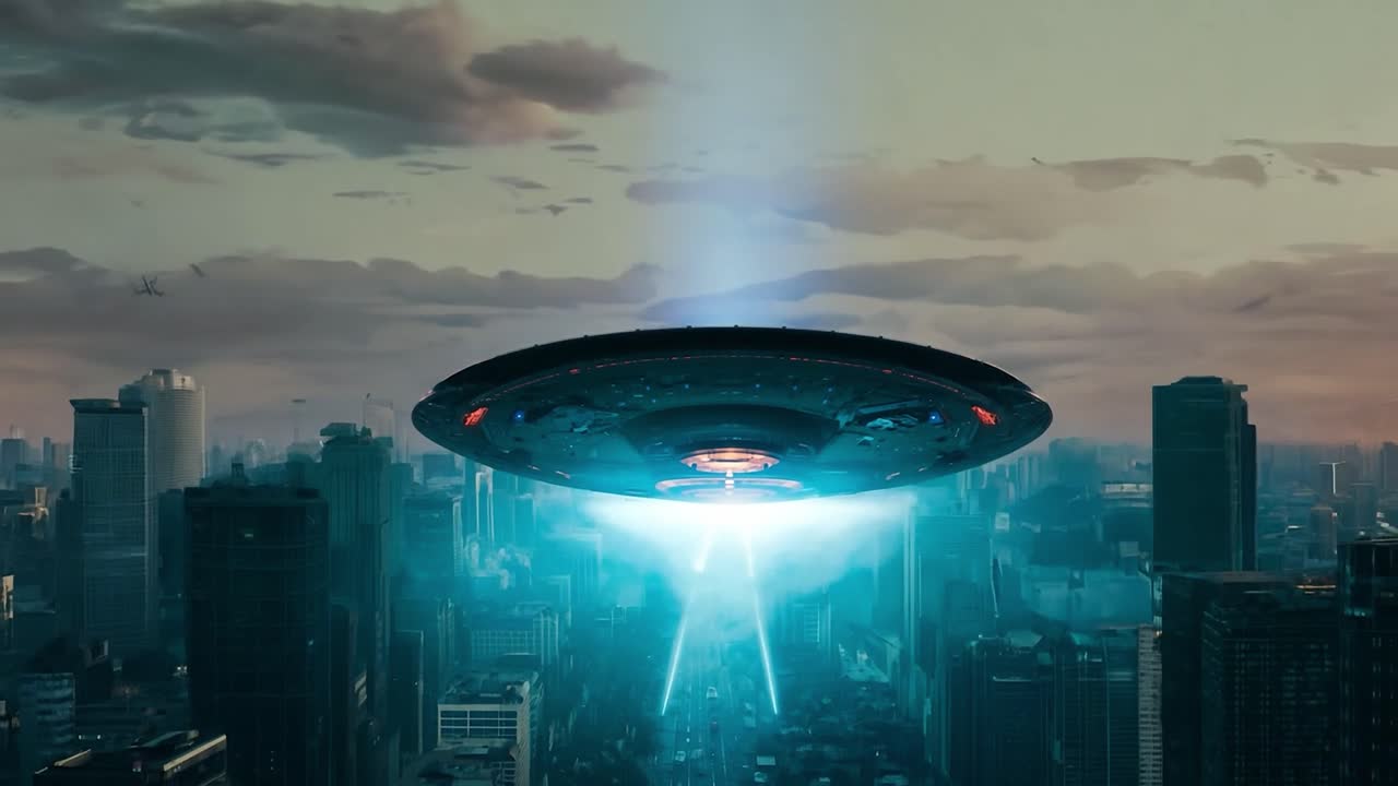 UFO Over City