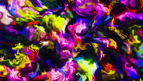 abstract colorful swirl painting