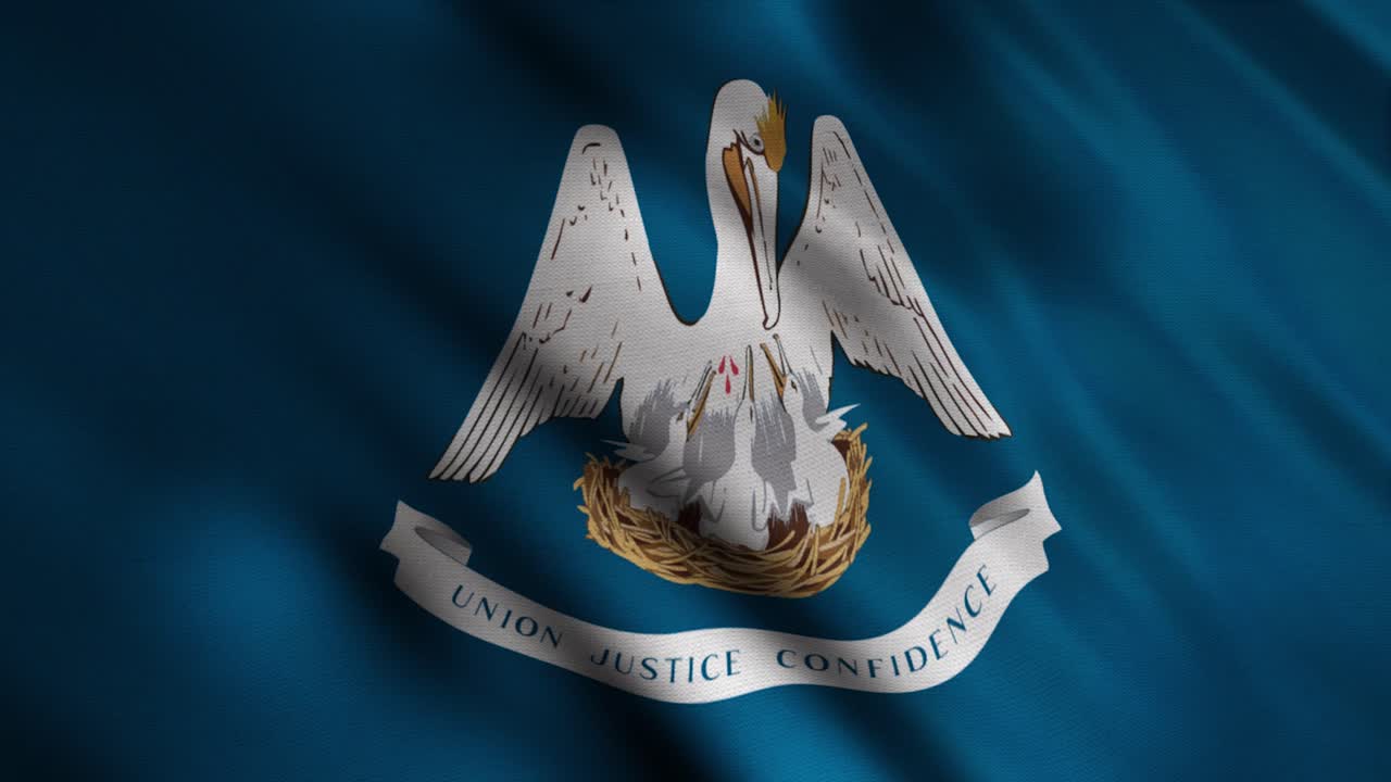 la bandera de la luisiana