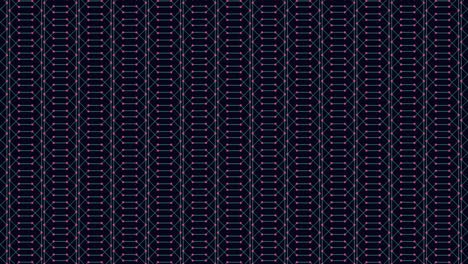 seamless neon geometric dots pattern in rows