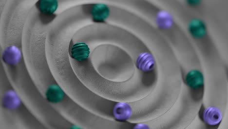 The-video-features-an-animation-of-3D-beads-in-a-circling-loop,-showcasing-their-fluid-and-continuous-motion.-This-hypnotic-display-emphasizes-the-beads'-seamless-movement-and-the-beauty-of-their-synchronized--3D-Balls-Beads-Rolling