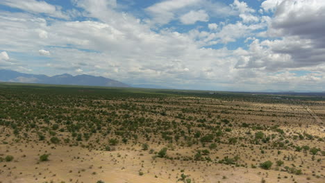 amplia toma de drones del desierto de sonora en arizona, toma aérea en movimiento lento