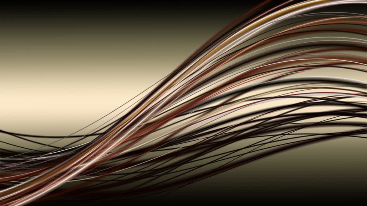 느린 동작에서 줄무 파동 객체와 환상적인 애니메이션, 4096x2304 루프 4k