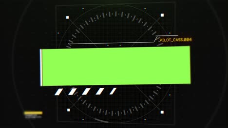 neon green futuristic screen with hud elements