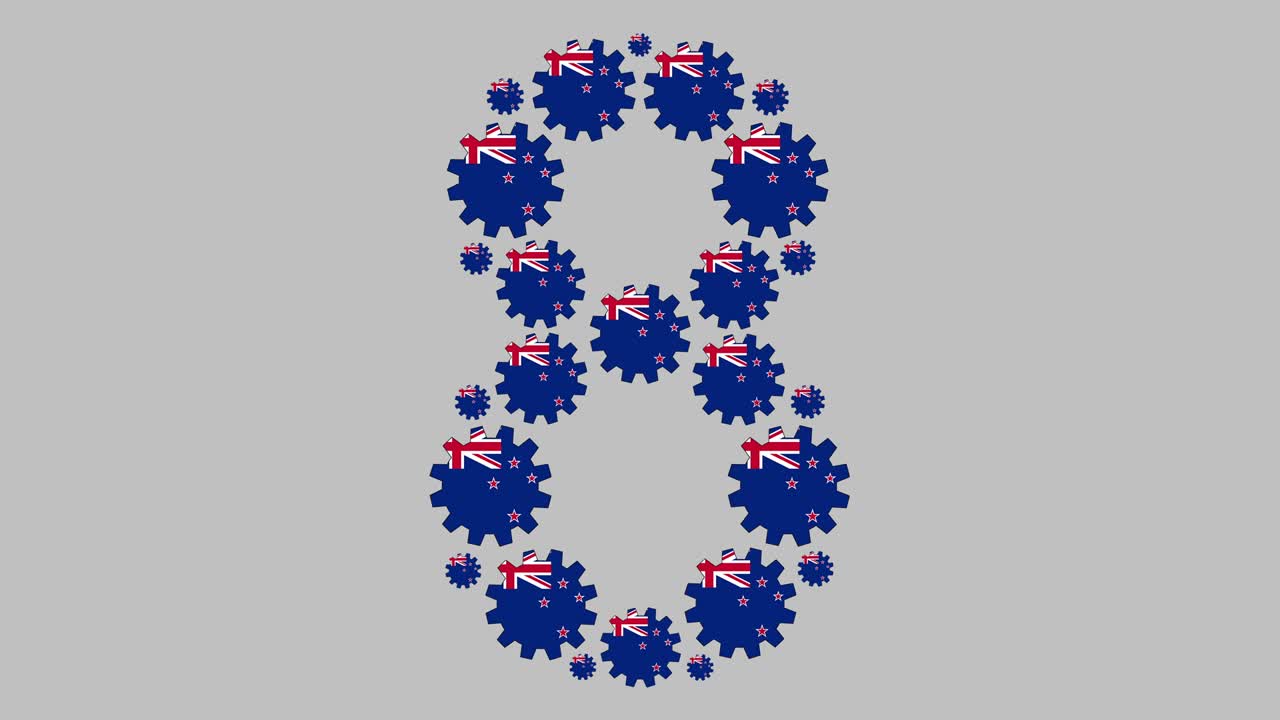 뉴질랜드 숫자 8