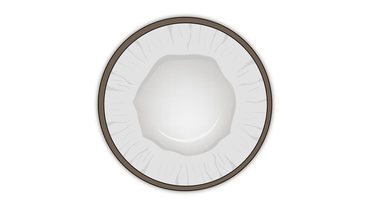 las frutas giran. salvapantallas de video. ilustración de video.