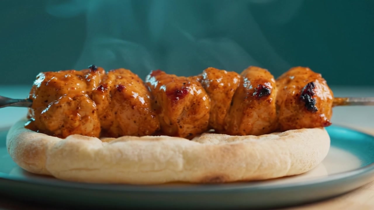 Herkullisia kanavartaita mausteisella marinadilla tarjoiltuna pehmeällä leivällä, täydellisiä maukkaiden wrappien valmistukseen ja nautinnolliseen ateriaelämykseen