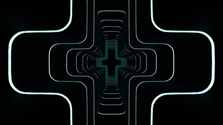 Neon Light Tunnel
