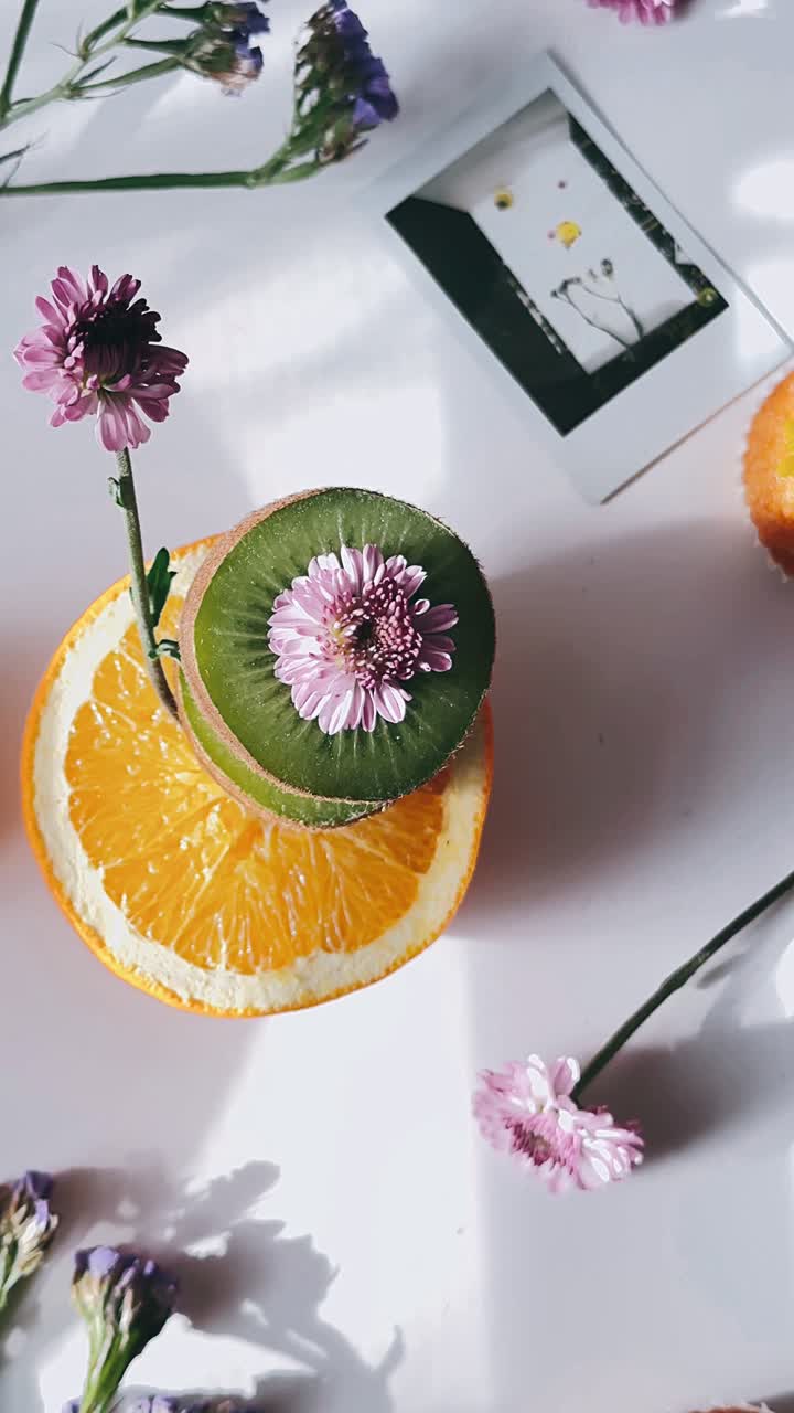 과일 과 꽃 조리 과 컵케이크