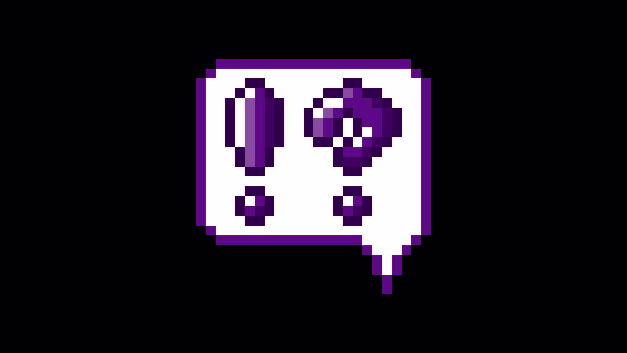 Pixel art animation icon speech bubble interrobang mark (7)