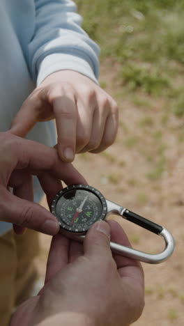 using a compass for navigation