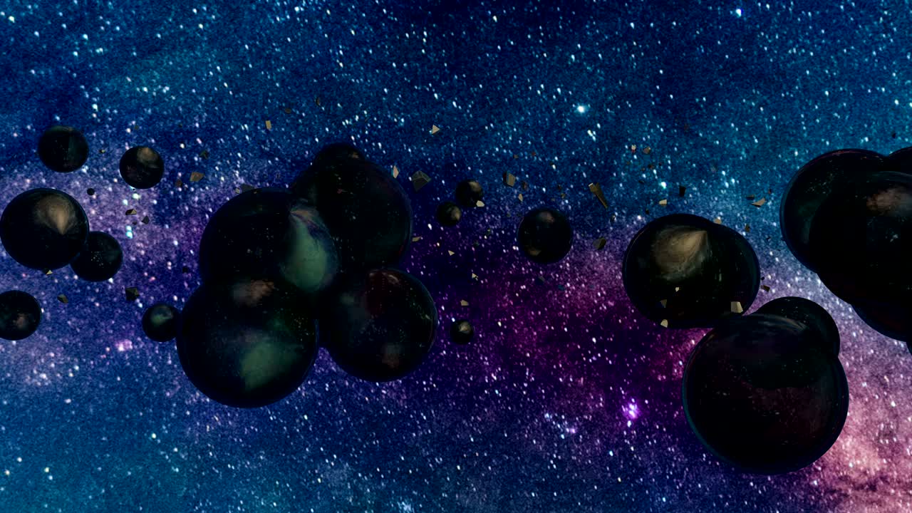 fondo colorido con muchas burbujas haciendo patrones.