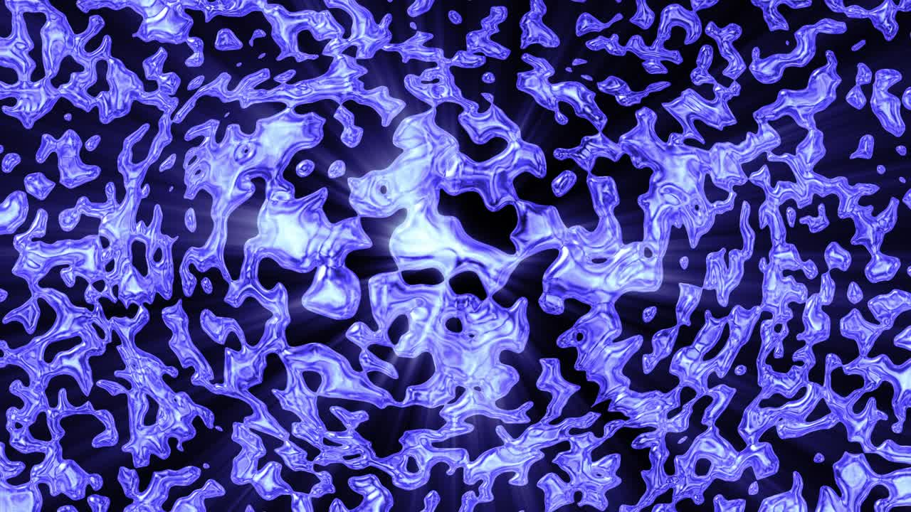 azul líquido abstracto en bucle