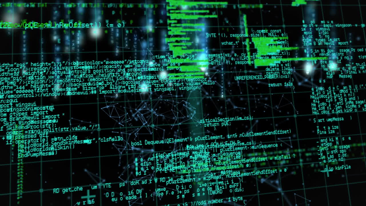 Animation of shapes over data processing