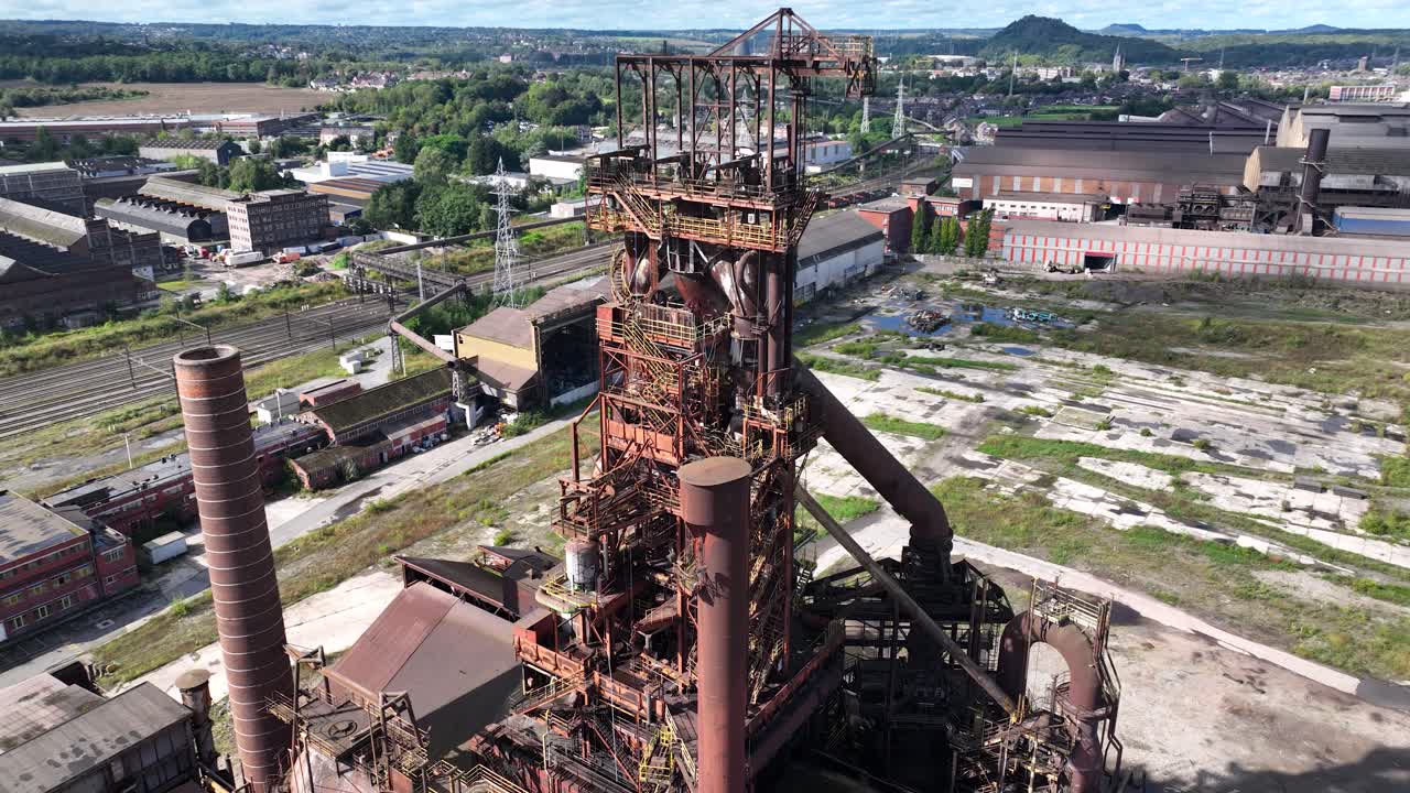 высокая печь в шарлерое, бельгия