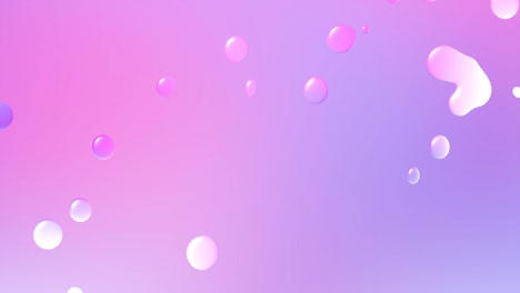 abstract pink and blue liquid bubbles with glow pastel gradient colors. animated looped background